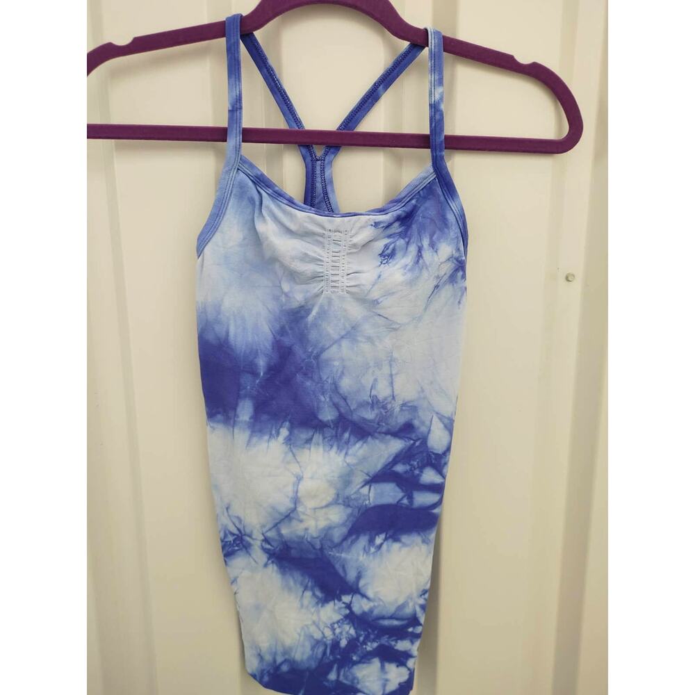 Athleta Tank Toop Racerback Tie Dye XS Blue/Purple